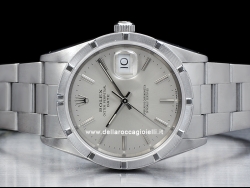 Rolex  Date 34 Argento Oyster Silver Lining  15210